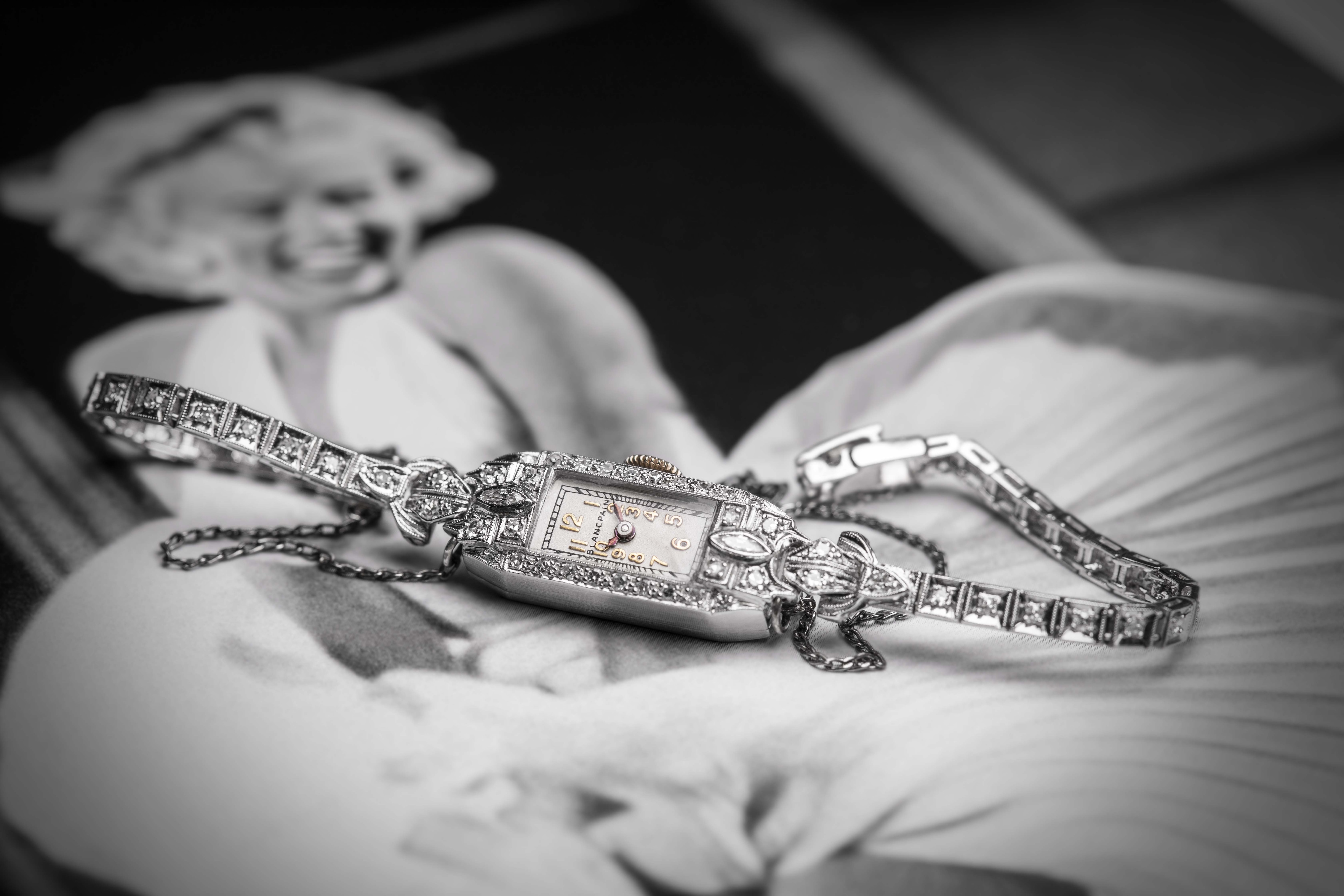 A vintage Blancpain model that belonged to Marilyn Monroe unveiled 