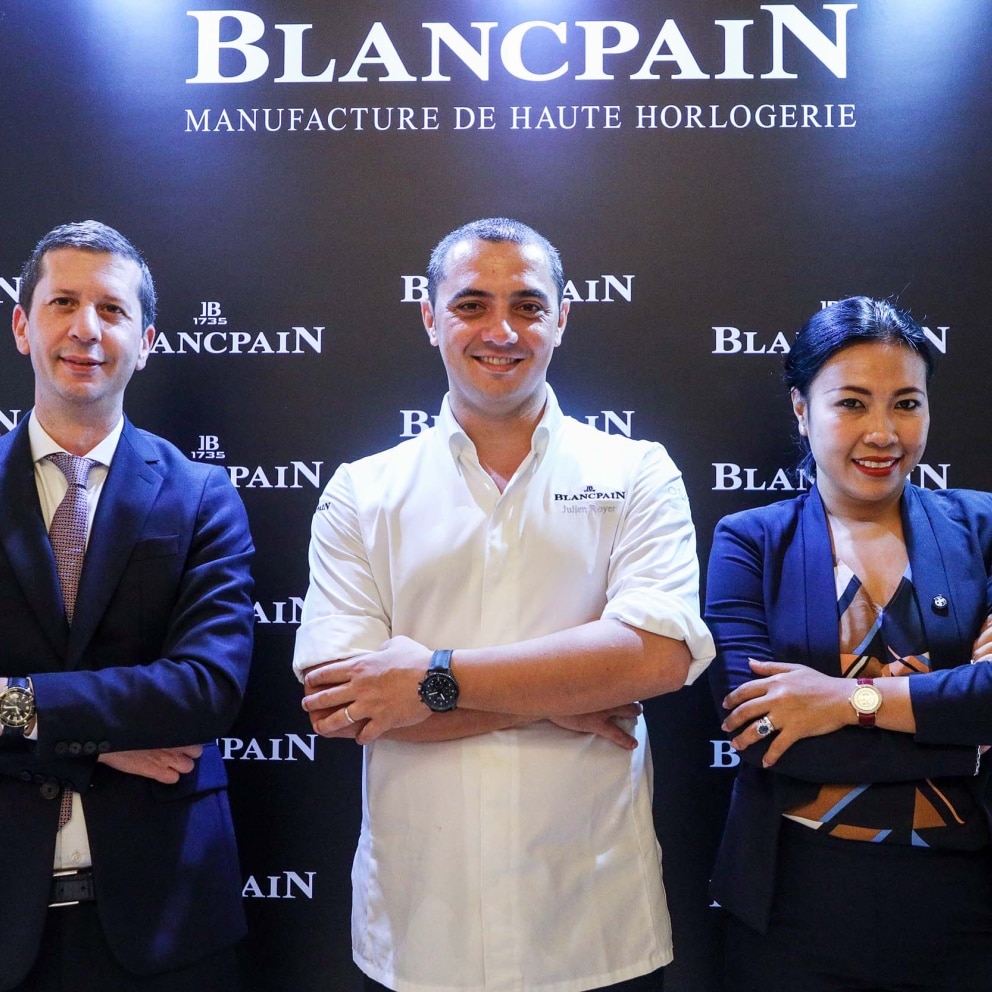 Chef julien Royer - Blancpain Singapour event