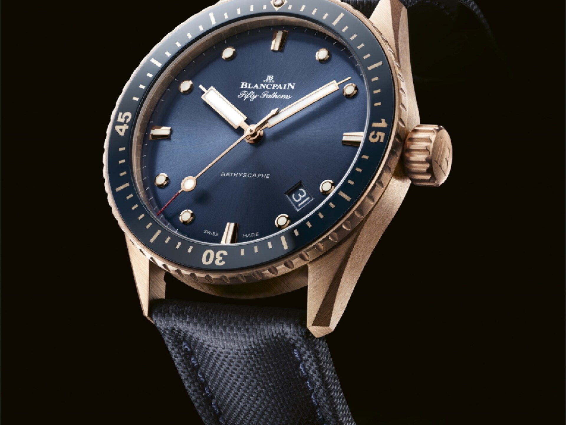 blancpain bathyscaphe blue