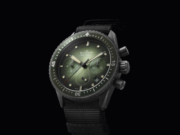 The Bathyscaphe Chronographe Flyback goes green